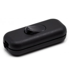 Interruttore in linea 4A-250V nero