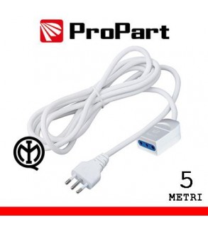 Prolunga lineare 10A 5metri spina10A