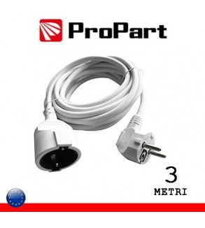 Prolunga lineare Schuko16A 3metri spina Schuko 16A