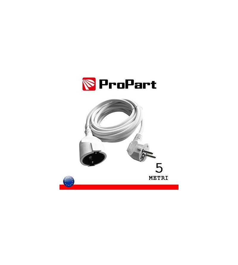 Prolunga lineare Schuko16A 5metri spina Schuko 16A