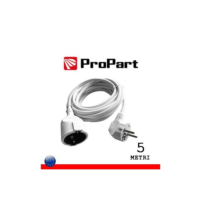 Prolunga lineare Schuko16A 5metri spina Schuko 16A