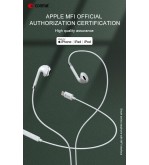 Auricolari Comma Apple Lightning Certificati MFI Voce/Musica