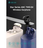 Auricolare TWS EM409 con ANC TWS-E4 Bluetooth V.5,3 Nero