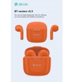 Auricolari Devia TWS-K1 Bluetooth 5.3 EM057 Arancio