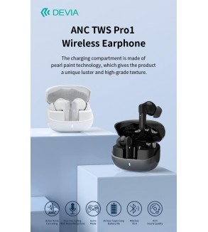 Auricolari TWS EM408 con ANC riduzione del rumore Neri