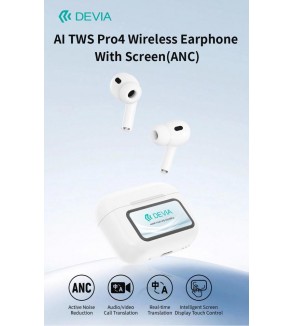 Auricolari TWS con Traduttore simultaneo e AI integrata con display rd ANC