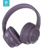Cuffia wireless V2 EM039 bluetooth V. 5.2 ricaricabile Viola