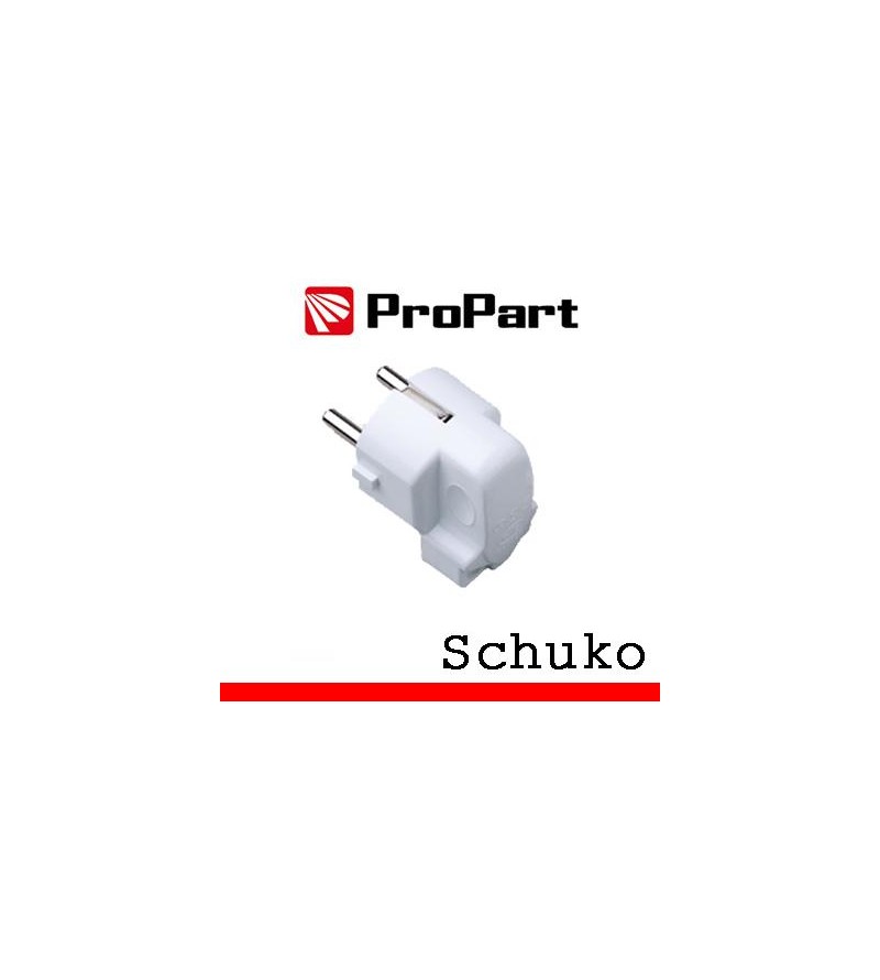 Spina schuko 90° polybag