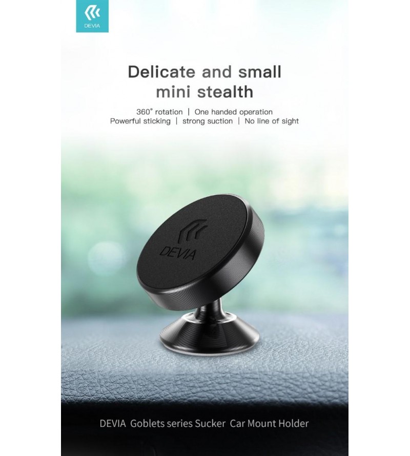 Supporto Smartphone da Auto Adesivo e Magnetico Regolabile