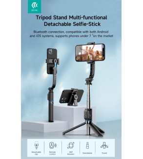 Supporto treppiede e selfie-stick multifunzionale staccabile