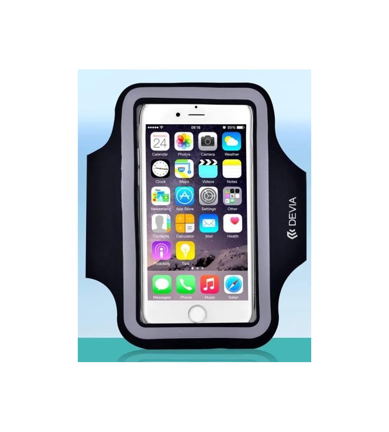 Supporto Universale a Fascia da Braccio per Smartphone Nera