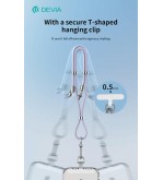Cordino cavo Tipo-C PD 60W tracolla porta telefono 1,6 mt Nero