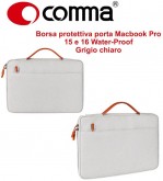 Borsa protettiva Macbook Pro 15.4 e 16 Water-Proof Grigia