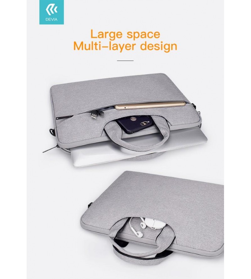 Borsa porta Macbook Pro 16'' 2021 Water proof colore Grigio