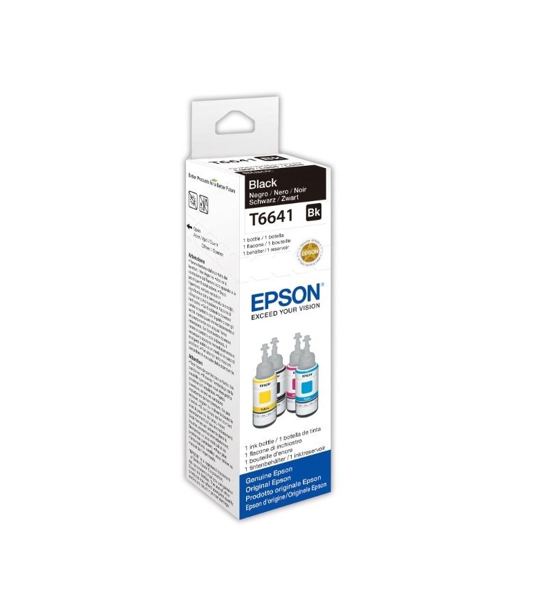ECOTANK ORIGINALE T6641 FLACONE INCH.NERO 70ML