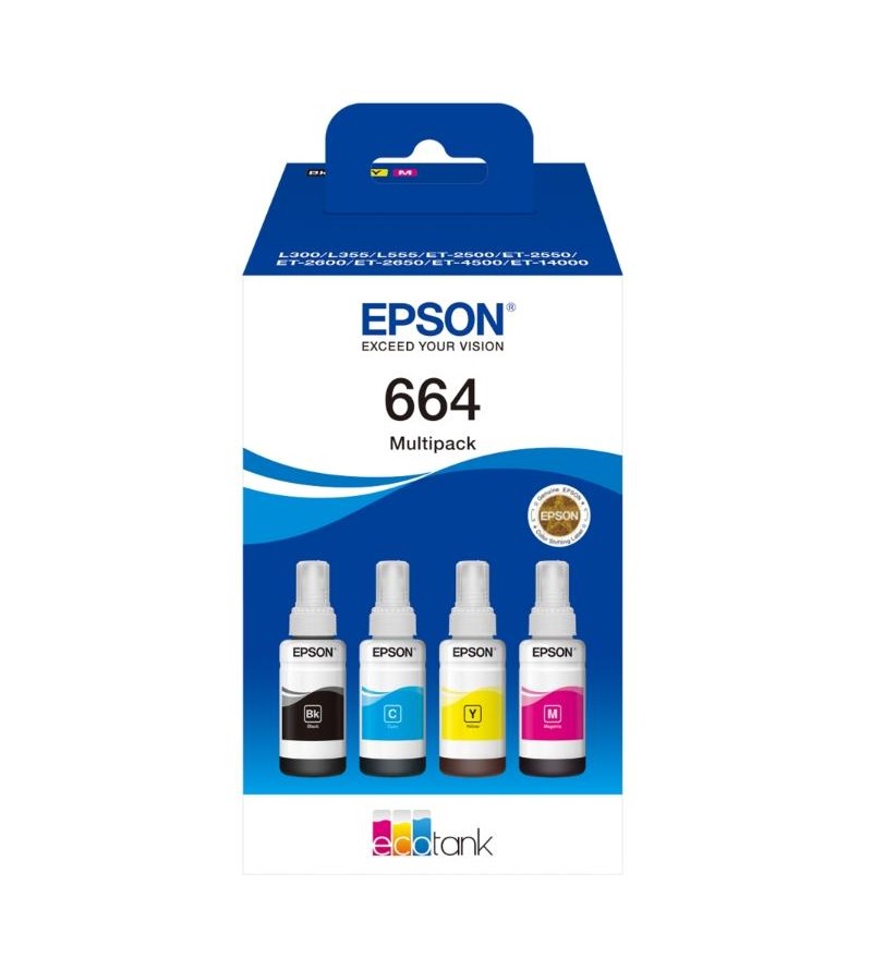 ECOTANK ORIGINALE T664 4-COLOUR MULTIPACK