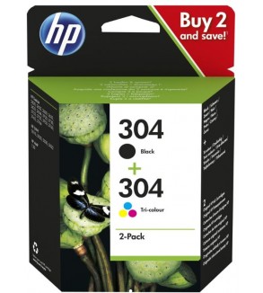 CARTUCCE ORIGINALE HP 304 INK CARTRIDGE COMBO 2-PACK