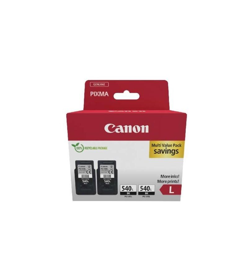 CARTUCCE ORIGINALE CANON CONFEZIONE DOPPIA NERO PG540L