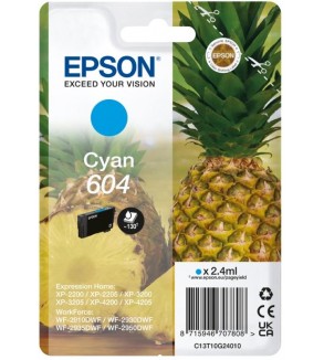 CARTUCCE ORIGINALE EPSON INK ANANAS CYAN 604