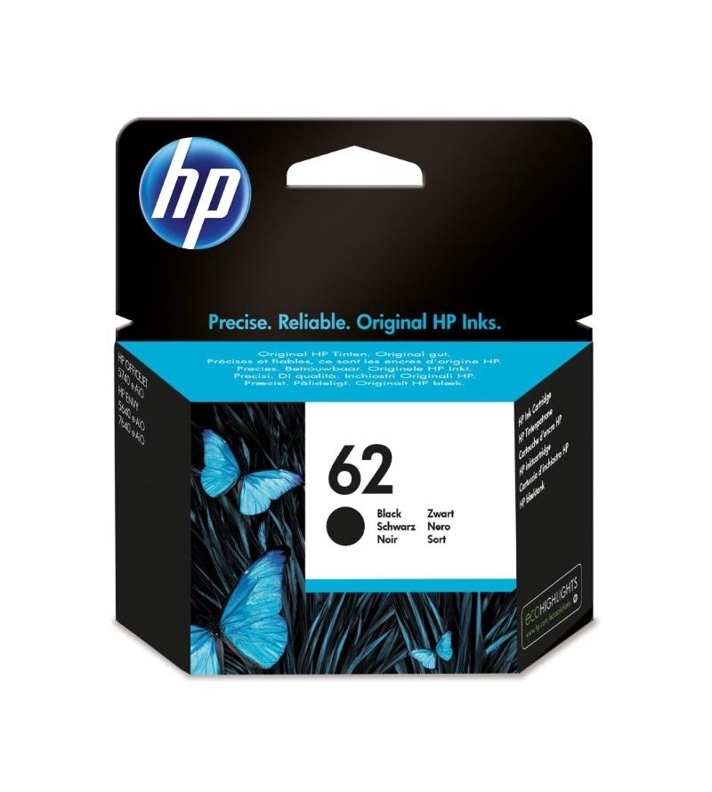 CARTUCCE ORIGINALE HP 62 BLACK 