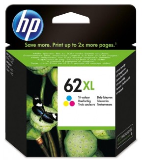 CARTUCCE ORIGINALE HP 62XL TRI-COLOR