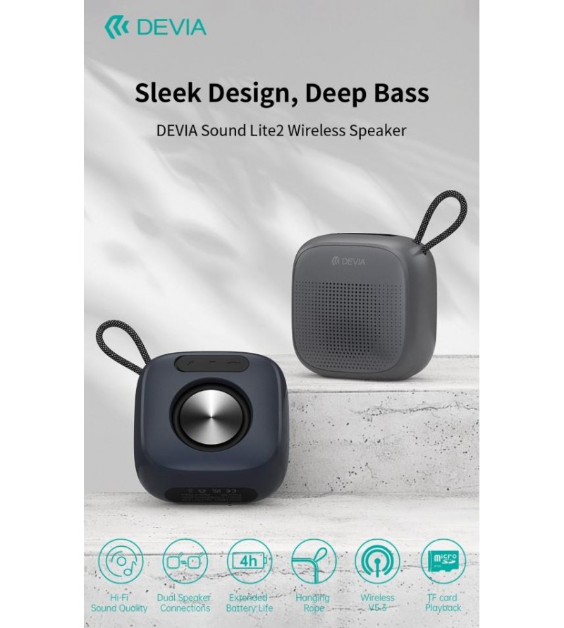 Altoparlante Bluetooth V5,3 Lite2 5 Watt EM501 Nero