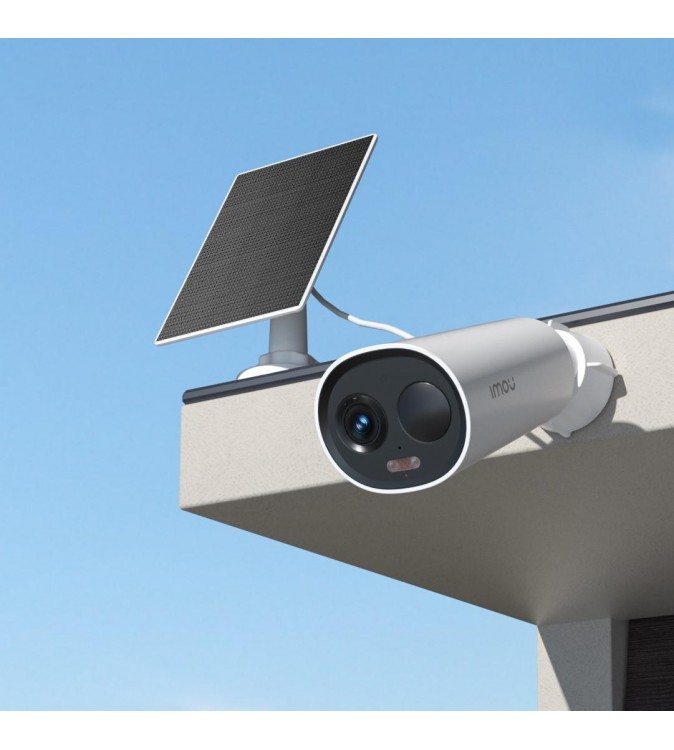 Imou KIT Cell Go 3C Telecamera a batteria da esterno ricaricabile 2K + Pannello solar