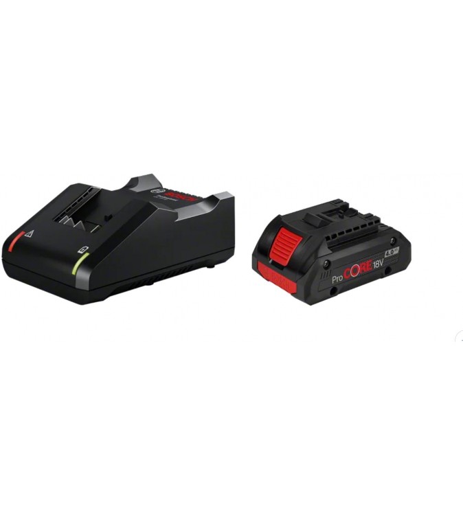 1600A01U7U,Set 1x batteria 18V 4.0Ah + Caricabatteria