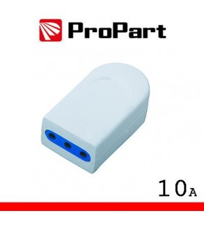 Presa 10A 2P+T polybag
