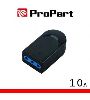 Presa 10A 2P+T nera polybag