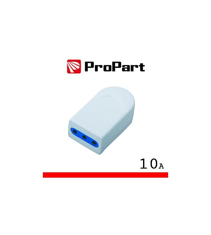 Presa 10A 2P+T polybag