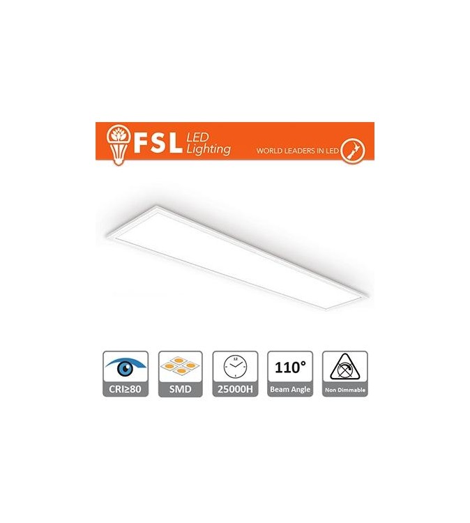 Pannello LED 30x120cm - 48W 4000K CRI80 EDGE-LIT