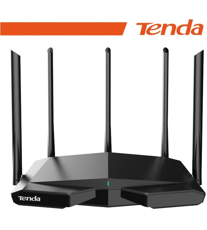 Tenda Router Wi-Fi 6 (AX5700) Tri-band, 4 porte GE | TX27 Pro