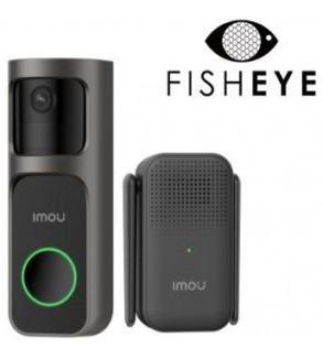 Imou Kit Videocampanello 3S a batteria 2.5K con lente FISHEYE + cicalin wirelayss