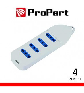 Multipresa 4pos bipasso senza cavo