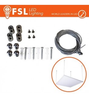Kit installazione a sospensione Pannello LED universale