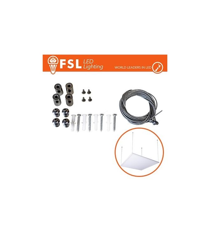 Kit installazione a sospensione Pannello LED universale
