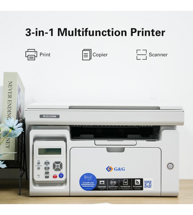 G&G M2022NW Multifunzione A4 22ppm Wi-Fi Flatbed