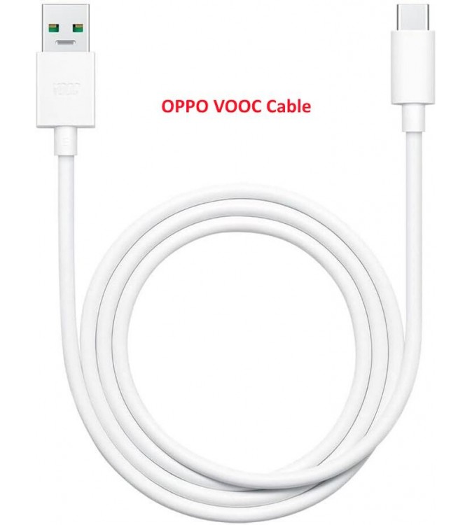 OPPO VOOC Cable USB-A to USB-C 65W 1 Metro White
