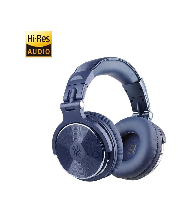 OneOdio Studio Pro 10 Hi-Res Cuffie DJ Cablate c/ Shareporte e Microfono Blue