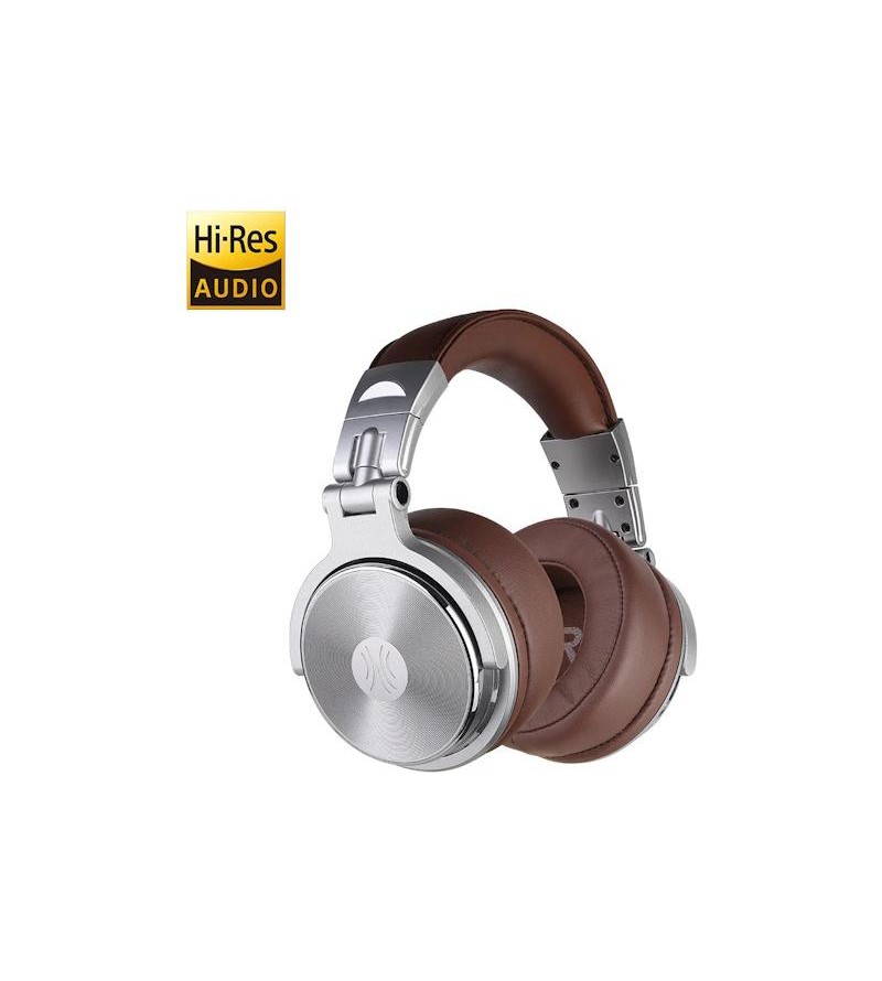 OneOdio Studio Pro 30 Hi-Res Cuffie DJ Cablate Silver/Brown