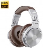 OneOdio Studio Wireless C Hi-Res Cuffie DJ Bluetooth 5.0 Silver/Brown