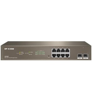 IP-COM Switch Gigabit cloud managed L2 - 10 porte (8 GE + 2 SFP), ProFi | G3310F