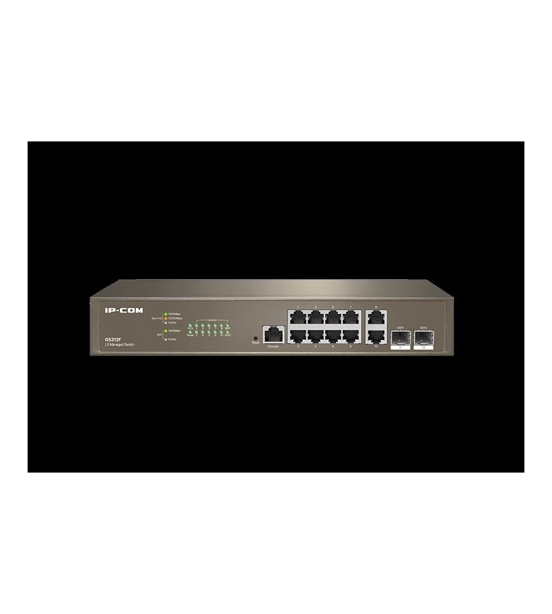 IP-COM Switch Gigabit cloud managed L3 - 12 porte (10 GE + 2 SFP)ProFi | G5312F