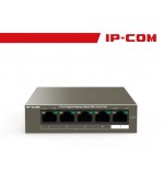 IP-COM Switch Gigabit PoE - 5 porte (4 GE PoE + 1 GE) | G1105P-4-63W