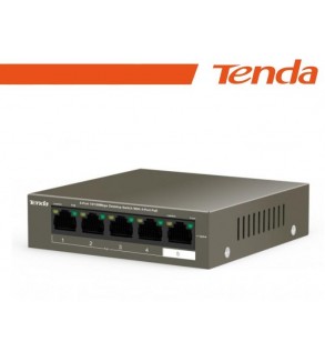 Tenda Switch Fast PoE - 5 porte (4 FE PoE + 1 FE) | TEF1105P-4-38W