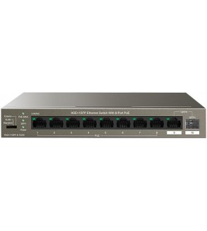 Tenda Switch Gigabit PoE - 10 porte (8 GE PoE + 2 GE) | TEG1110PF-8-102W