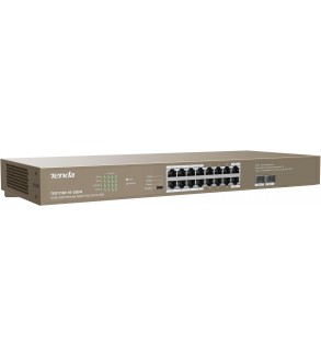 Tenda Switch Gigabit PoE - 18 porte (16 GE PoE + 2 GE) | TEG1118P-16-250W