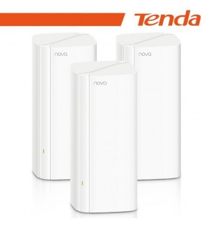 Tenda Sistema Mesh Wi-Fi 6(AX3000) 3port GE -Kit 3pz(fino 650 m²) | EX12(3-pack)