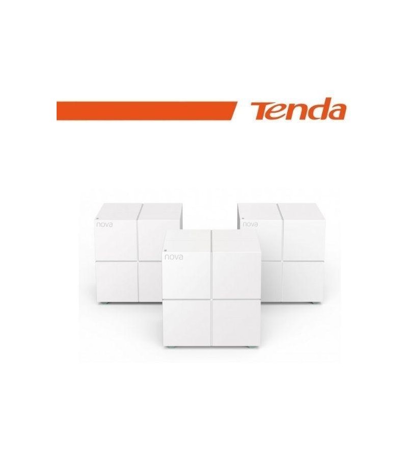 Tenda Sistema Mesh Wi-Fi 5(AC1200) 2port GE -Kit 2 pz(fino 350 m²) | MW6(3-pack)
